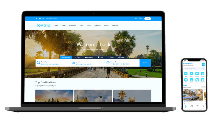 Tovtrip web & mobile app